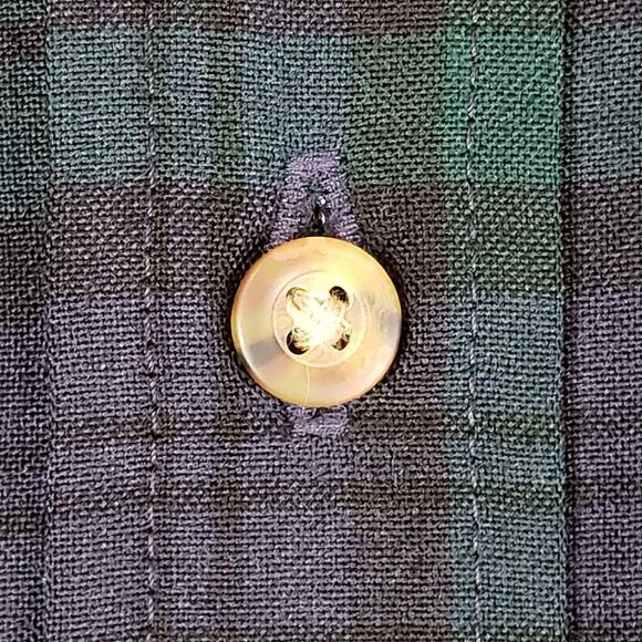 Pendleton Sir Shirt Button Up 100% Wool Plaid Black Watch Tartan Mens XL LS - Picture 4 of 10